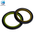 Black Glyd rings shaft seal Flame Retardancy Mobile Pneumatic PTFE Glyd Ring